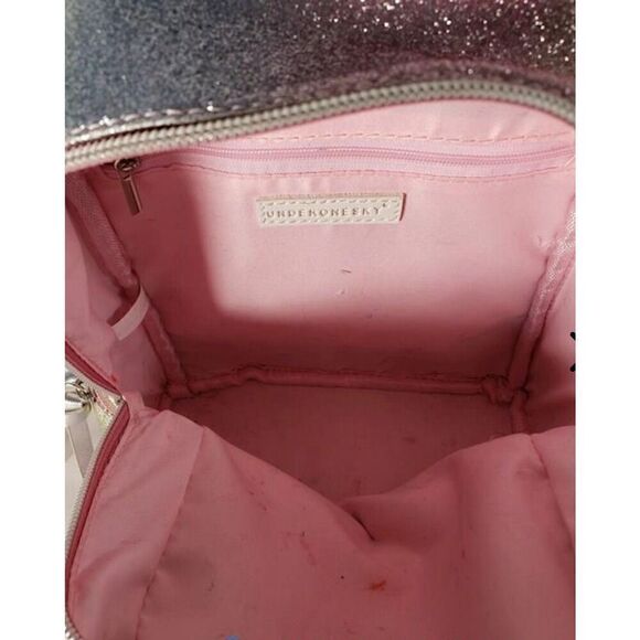 Under One Sky Rainbow Galaxy Cat Unicorn Caticorn Mini Travel Backpack. - Picture 5 of 5